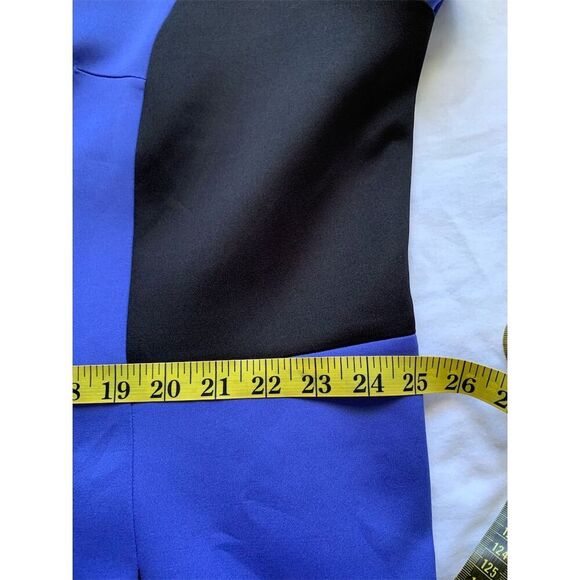 Metaphor‎ Women's Plus 3X Blue Colorblock Knee Length Dress Casual - Picture 11 of 14